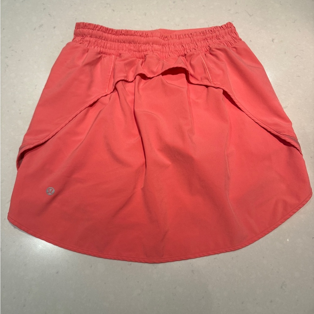 Lululemon coral Hotty Hot Tennis Skirt - Picture 8 of 10